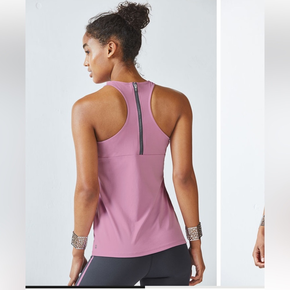 Fabletics Elisa Racer Tank Size S In Rose - Picture 1 of 6